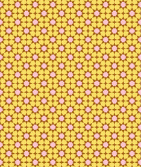 Gorgeous ornamental pattern with colorful background