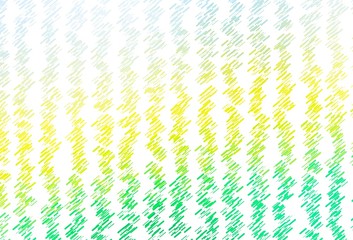 Light Green, Yellow vector texture with colorful lines.