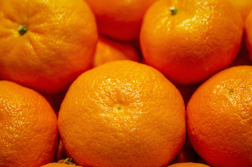 bright oranges on the counter