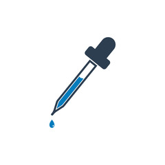 Pipette Icon Editable Vector EPS Symbol Illustration.