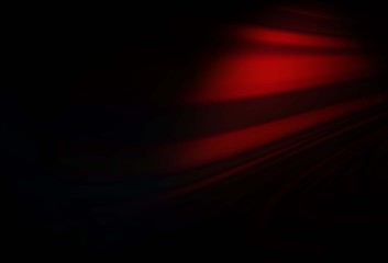 Dark Red vector pattern with lines, ovals.