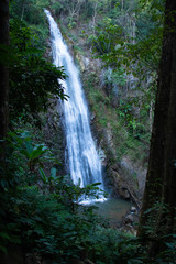 Obraz premium A beautiful view of Chiang Rai city and its nature at Thailand.