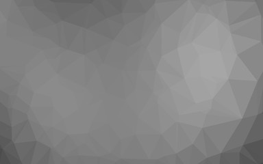 Light Silver, Gray vector polygon abstract background. Brand new colorful illustration in with gradient. Completely new design for your business.