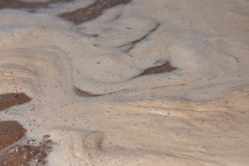 coffee foam sea foam