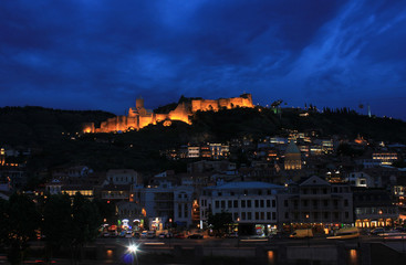 Georgia. Tbilisi. Beautiful evening city. © Борис Масюра