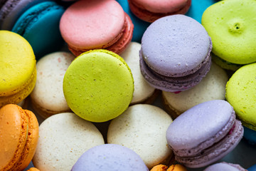 colorful macaroons