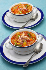 maryland crab soup, american cuisine