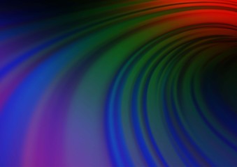 Dark Multicolor, Rainbow vector blurred background. A completely new color illustration in a bokeh style. A new texture for your design.