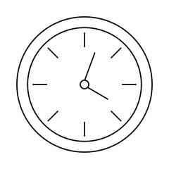 wall clock , line style icon