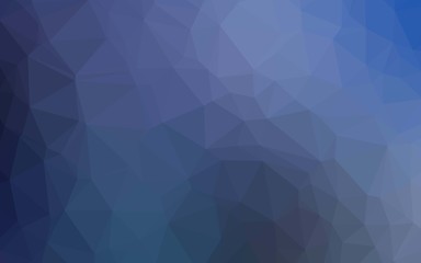 Fototapeta premium Light BLUE vector triangle mosaic cover. Modern geometrical abstract illustration with gradient. New texture for your design.