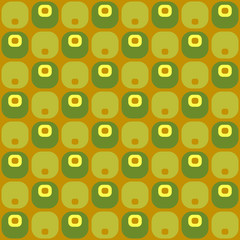 Midcentury geometric retro design. Timeless seamless pattern.