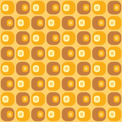 Midcentury geometric retro design. Timeless seamless pattern.