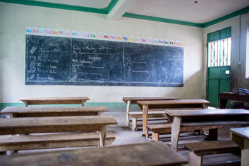 classroom in African school