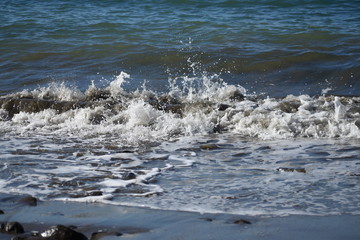 sea waves on the beach