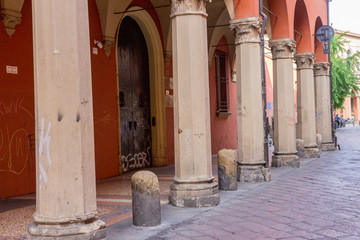 deserted city for coronavirus alarm bologna italy