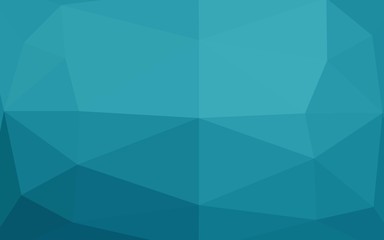 Dark BLUE vector low poly layout. Modern geometrical abstract illustration with gradient. Template for your brand book.