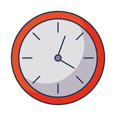 wall clock on white background