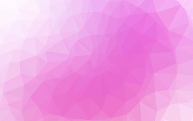 Fototapeta premium Light Pink vector shining triangular pattern. Shining colored illustration in a Brand new style. Completely new design for your business.