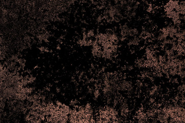 abstract fusion of black and orange