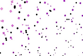 Light Purple vector layout with circles, lines, rectangles.