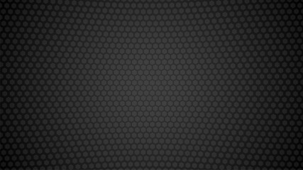 Naklejka na ściany i meble Black Hexagon Background. Dark gradient backdrop. Hexagonal pattern. Stock vector illustration. Black polygon texture. Gray abstract template