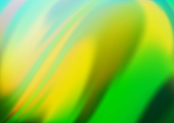 Dark Blue, Yellow vector template with abstract lines. A vague circumflex abstract illustration with gradient. A completely new template for your business design.