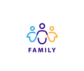 Link family logo design