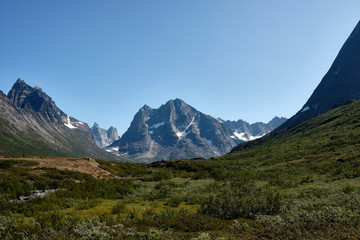 Valley in the mountains 