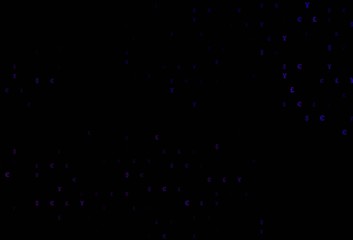 Dark Purple vector cover with EUR, JPY, GBP signs.