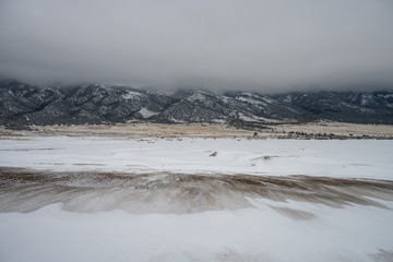 Snows on Great Sand Dunes National Park