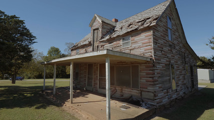 Lost places - old abandoned wooden house at Route 66 - USA 2017