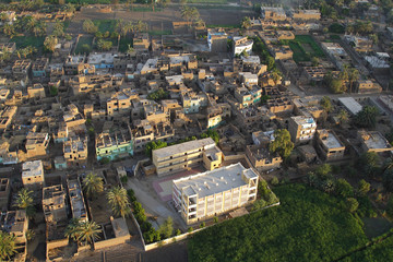 
Balloon landscapes in Egypt at sunrise