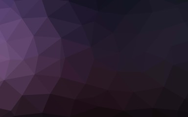 Obraz premium Dark Purple vector low poly texture. A completely new color illustration in a vague style. Completely new design for your business.