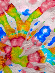 Tie Dye Spiral Background.