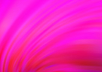 Light Pink vector background with bent lines. Shining crooked illustration in marble style. The best blurred design for your business.