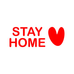 Stay at home and be safe. Government Restrictions. Coronavirus pandemic, quarantine and a ban on leaving home. Fight against pandemics and the virus. Vector background.