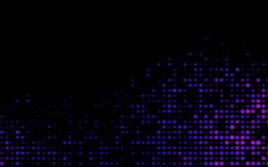 Dark Purple vector template with circles. Glitter abstract illustration with blurred drops of rain. Design for business adverts.