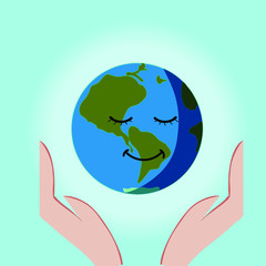 Vector illustration to the Earth day