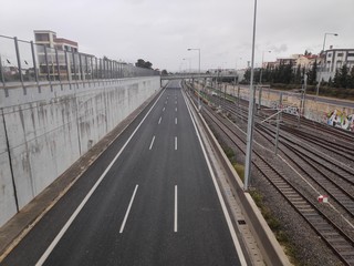 No cars during virus