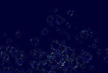 Light Multicolor, Rainbow vector layout with circle shapes.