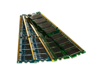 Four modul Dimm. Memory for compuers