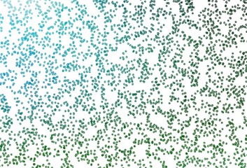 Light Blue, Green vector backdrop with dots.