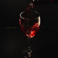 glass of red wine