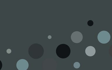 Light BLUE vector cover with spots. Blurred bubbles on abstract background with colorful gradient. Pattern for ads, leaflets.