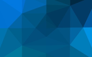 Light BLUE vector abstract polygonal layout. An elegant bright illustration with gradient. Elegant pattern for a brand book.