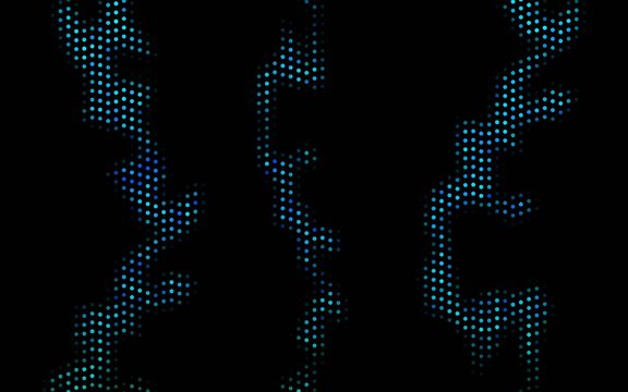 Dark BLUE vector layout with circle shapes. Modern abstract illustration with colorful water drops. Design for posters, banners.