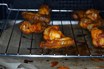 chicken on the grill