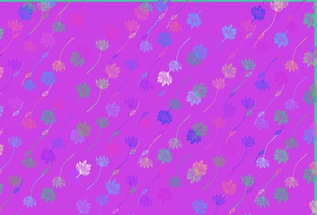 Light Multicolor, Rainbow vector hand painted pattern.