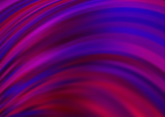 Obraz premium Dark Purple vector background with curved circles. Colorful abstract illustration with gradient lines. Marble style for your business design.