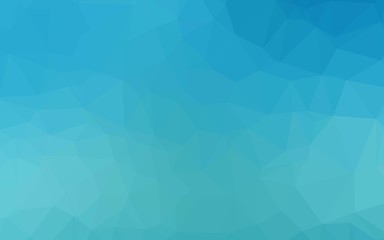 Light BLUE vector low poly texture. Colorful illustration in Origami style with gradient.  Polygonal design for your web site.